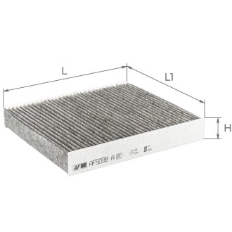 Фильтр салона Ford Focus 1.6i-2.0TDCI 04- (угольный) ALPHA FILTER AF5038a