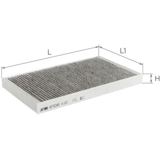 Фильтр салона MB Vito (W639) 03- (угольный) ALPHA FILTER AF5045A