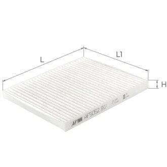 Фильтр салона Fiat Panda 1.1-1.4 JTD 95-/Ford Ka 1.2/1.3 TDCi 08-16 ALPHA FILTER AF5052