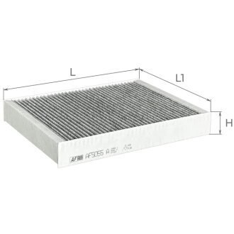 Фильтр салона Porsche Cayenne/VW Touareg 3.0D-4.8 10- (угольный) ALPHA FILTER AF5055a