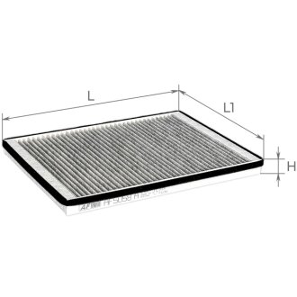 ALPHA HONDA фільтр повітр. салону (вугілля!) Accord 98- ALPHA FILTER AF5058A