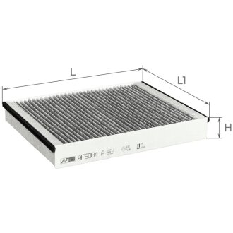 Фильтр салона Ford Transit Connect 1.0/1.6TDCi 13- (угольный) ALPHA FILTER AF5084A