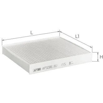 Фильтр салона Lexus NX 21-/ES/RX/UX/Mazda CX-9/Subaru Impreza/Toyota Camry/C-HR/Corolla/Rav4 16- ALPHA FILTER AF5086