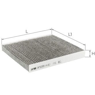 Фільтр салону VW Golf 1.2-1.4TSI/1.6-2.0TDI 12- (вугільний) ALPHA FILTER AF5099A