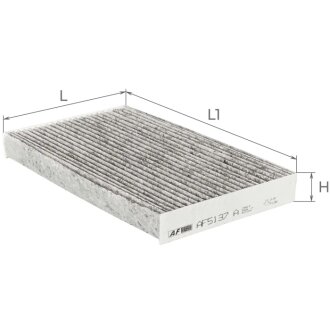 Фильтр салона Renault Megane III 08- (угольный) ALPHA FILTER AF5137A