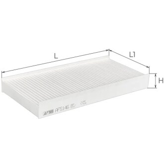 Фильтр салона Citroen C5/C6/Peugeot 407 04-12 ALPHA FILTER AF5146