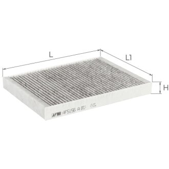 Фільтр салону вугільний ALPHA FILTER AF5156A