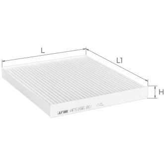 Фільтр салону Opel Meriva A 03-10 ALPHA FILTER AF5166
