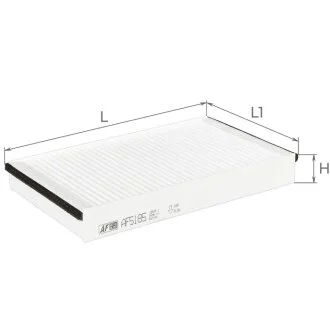 ALPHA FIAT фільтр повітряний салону MULTIPLA 98- ALPHA FILTER AF5185
