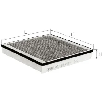 ALPHA DB фільтр салону (вугілля) Smart 98- ALPHA FILTER AF5188A