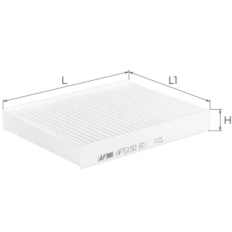 ALPHA TOYOTA фільтр салону Aygo,Citroen C1 II,Peugeot 108 1.0/1.2 14- ALPHA FILTER AF5192