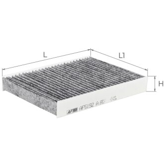 Фильтр салона (с акт углем) CITROEN C1II; PEUGEOT 108; TOYOTA Aygo II Альфа ALPHA FILTER AF5192a