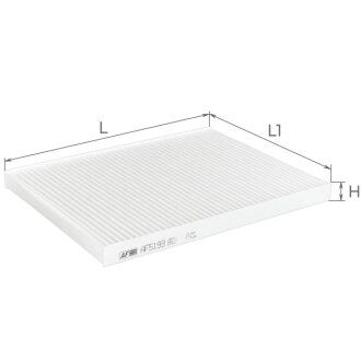 ALPHA CHRYSLER фільтр салону Voyager 01- ALPHA FILTER AF5193