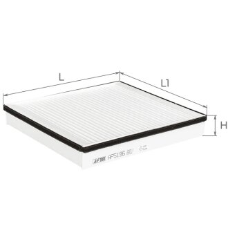 Фільтр салону MB ML-class (W163) 98-05 ALPHA FILTER AF5196