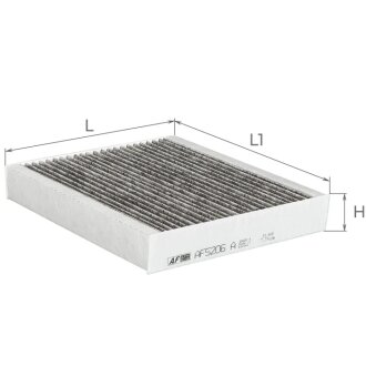 ALPHA MITSUBISHI фільтр салону (вугілля) Colt 04- ALPHA FILTER AF5206A
