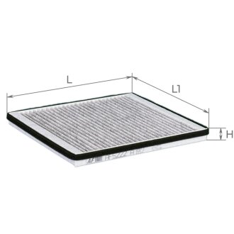 Фильтр салона Chery M11 11- (угольный) ALPHA FILTER AF5222a