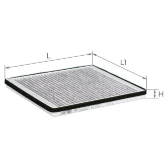 Фильтр салона Chery M11 11- (угольный) ALPHA FILTER AF5222a