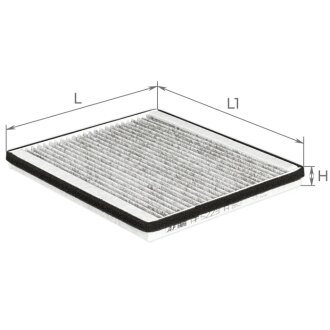 Фильтр салона Chery Tiggo 1.3-2.4 05- (угольный) ALPHA FILTER AF5223A