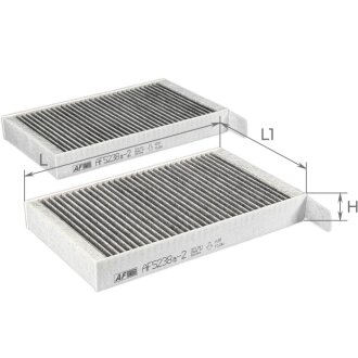 ЕФ повітряний салону (2 шт в уп.) ALPHA FILTER AF5238a-2