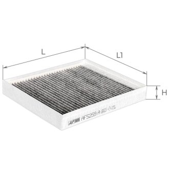 Фильтр салона KIA OPTIMA IV 15- угольный (выр-во) ALPHA FILTER AF5259a