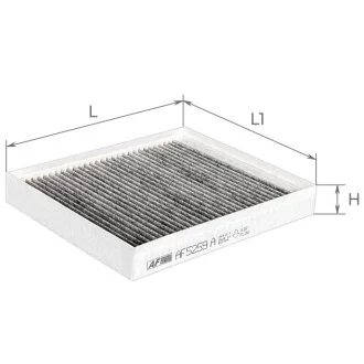 Фильтр салона KIA OPTIMA IV 15- угольный (выр-во) ALPHA FILTER AF5259a