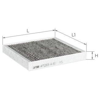 Фільтр салону вугільний ALPHA FILTER AF5269A