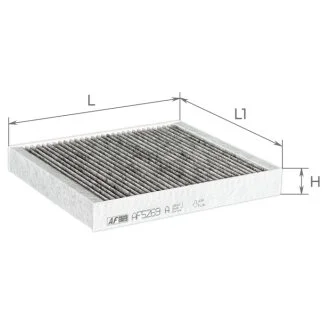 ALPHA CHRYSLER фільтр салону вугільний Grand Voyager 08- ALPHA FILTER AF5269A
