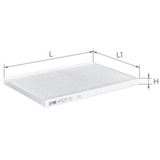 ALPHA VW фільтр салону Audi A6/S6 94- ALPHA FILTER AF5271