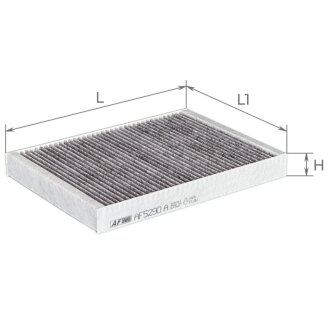 Фильтр салона Chrysler 300C/Dodge Charger/Challenger 10- (угольный) ALPHA FILTER AF5290A