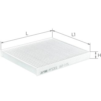Фільтр салону ALPHA FILTER AF5301