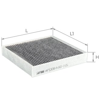 Фильтр салона Nissan Qashqai III 21-/X-Trail IV 22- (угольный) ALPHA FILTER AF5309a