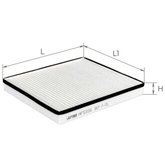 ЕФ повітряний салону (HYUNDAI Equus, Genesis; KIA Stinger) ALPHA FILTER AF5316