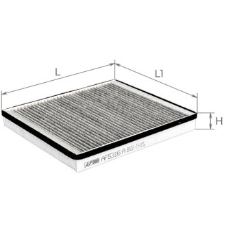 ЕФ повітряний салону (HYUNDAI Equus, Genesis; KIA Stinger) ALPHA FILTER AF5316A