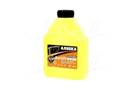 Антифриз АЛЯSКА ANTIFREEZE-40 (желтый) Канистра 1л/0,98кг АЛЯSKA 5369