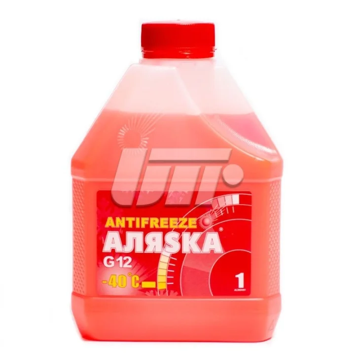 Антифриз АЛЯSКА ANTIFREEZE-40 (красный) Канистра 1л/0,98кг АЛЯSKA 5524 (фото 1)
