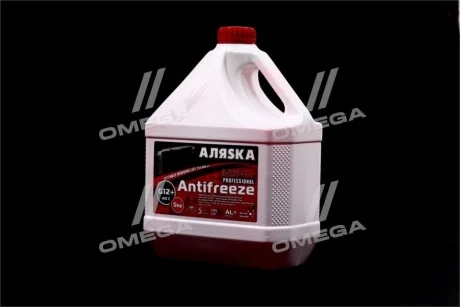 Антифриз АЛЯSКА ANTIFREEZE-40 (красный) Канистра 5л/4,9кг АЛЯSKA 5527