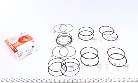 Кільця поршневі Chevrolet Aveo 1.5 (+0.25/76.75mm) (1.5x1.5x2.0) AMP PR-CHE-49-1405-025-SET