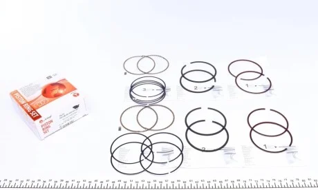 Кольца поршневые Chevrolet Aveo 1.5 (+0.25/76.75mm) (1.5x1.5x2.0) AMP PR-CHE-49-1405-025-SET