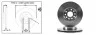 Диск тормозной передний (кратно 2) VW GOLF VII (12-), T-ROC (17-) D287.8mm APPLUS APLUS 61265AP (фото 1)