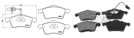 Колодки тормозные APLUS 71123AAP