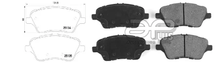 Колодки тормозные APLUS 71189BBAP