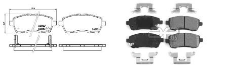 КОЛОДКИ ГАЛЬМІВНІ APLUS 71203BBAP