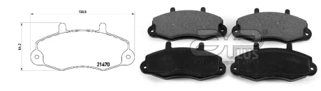 Колодки тормозные APLUS 71216AAP