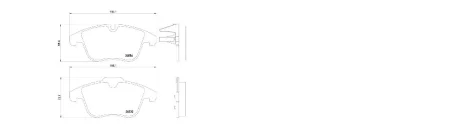 Колодки тормозные APLUS 71250AAP