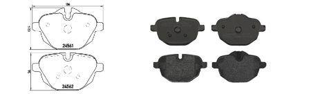 Колодки тормозные APLUS 71256BAAP