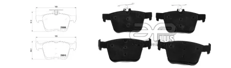 Колодки тормозные задн SKODA KAROQ (NU7, ND7) (07/17-) APPLUS APLUS 71261BAAP