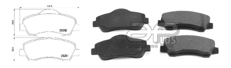 Колодки тормозные APLUS 71263BAAP