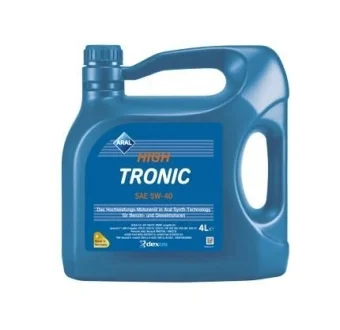 Олива моторна Aral High Tronic 5W-40, 4л. ARAL 20634