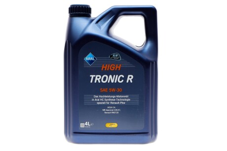 Олива моторна High Tronic R SAE 5W30 (4 Liter) ARAL AR-15F45A