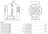 Генератор AS A0768S (фото 5)